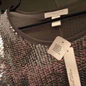 Vintage sequined party glam top